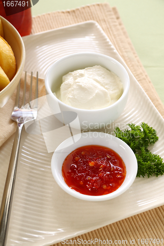 Image of Chili Sauce And Sour Cream