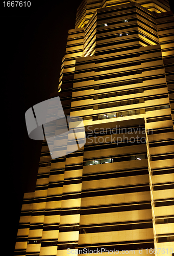 Image of Office building at night