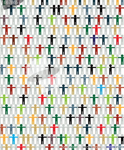 Image of Multiracial concept graphic