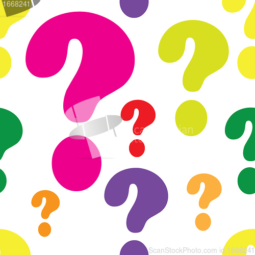 Image of Question Mark Seamless