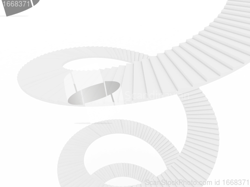 Image of Staircase.abstract conceptual 3D composition 