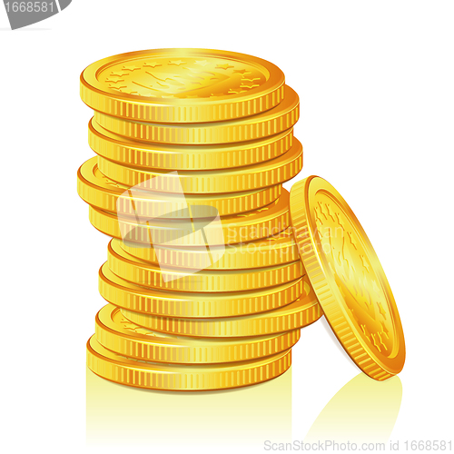 Image of Stack of Gold Coins