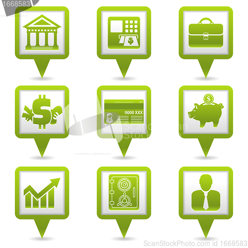 Image of Financial Map Pointers