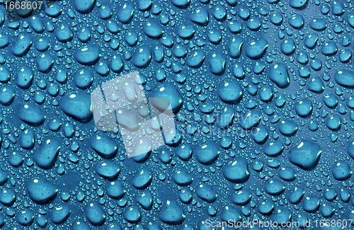 Image of water drops background