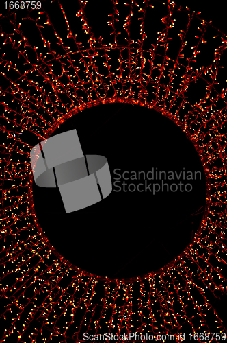 Image of Circular shape with lights