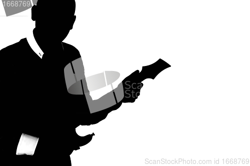 Image of Silhouette of an artist