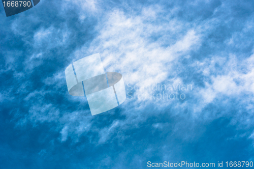 Image of Deep blue sky