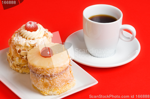 Image of Cakes and coffee