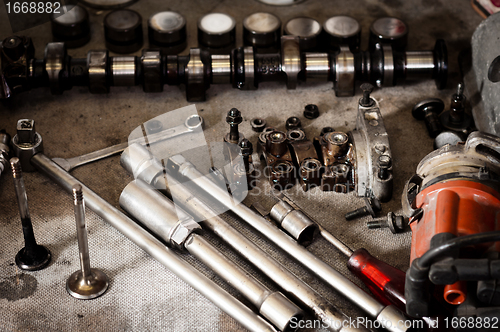 Image of Camshaft of a car