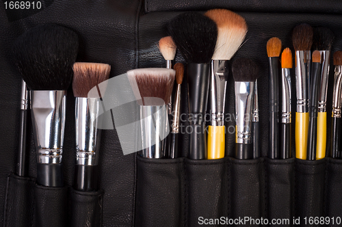 Image of Makeup brushes