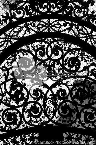 Image of Ornate Detail of a fence