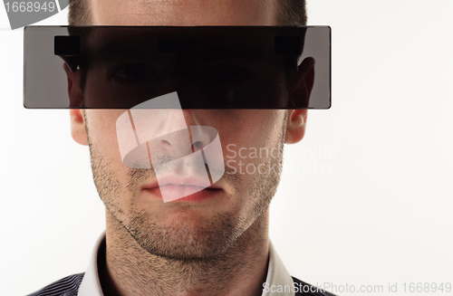 Image of Handsome young man with glasses