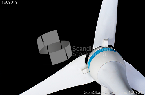 Image of Wind turbine isolated
