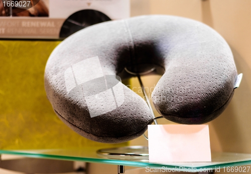 Image of Neck pillow in display window