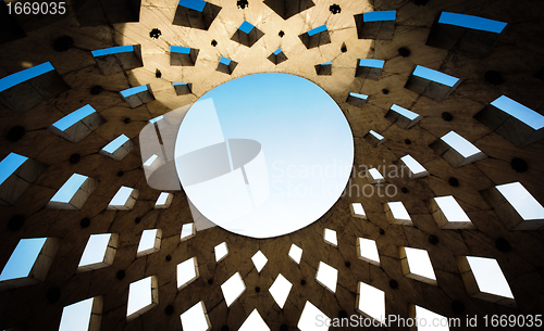 Image of Dome with blue sky