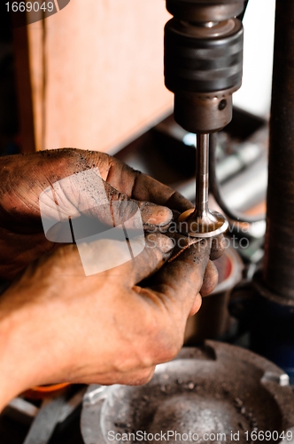 Image of Hands of a worker