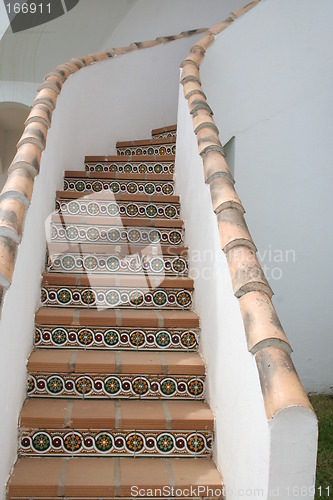 Image of Beautiful spanish stairs