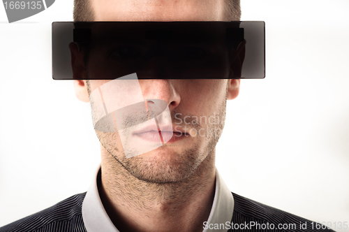 Image of Handsome young man with glasses