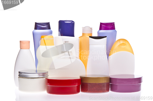 Image of cosmetic bottles