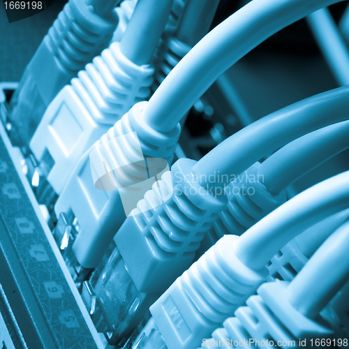 Image of network cables