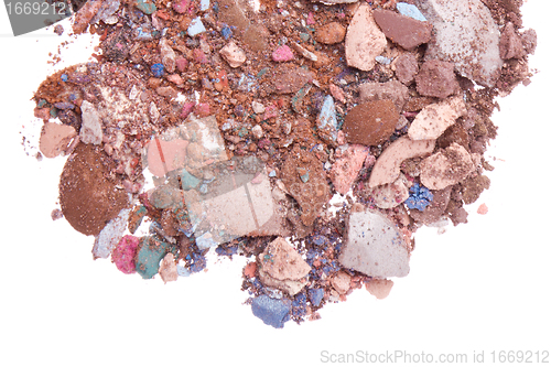 Image of crushed eyeshadows