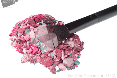 Image of crushed eyeshadows