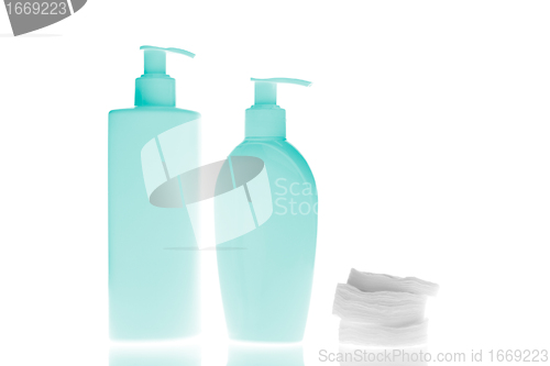 Image of cosmetic bottles