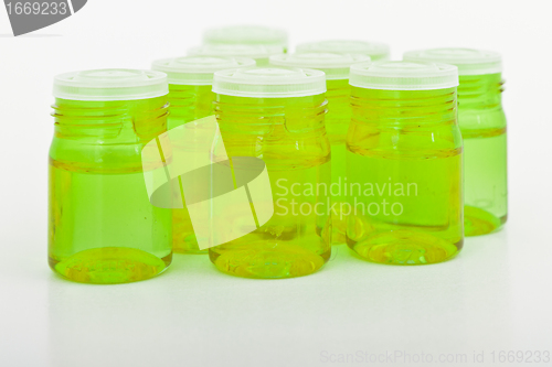 Image of cosmetic glass containers