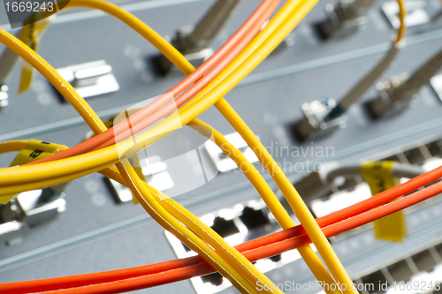 Image of network cables