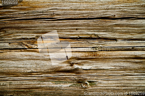 Image of weathered old brown wooden texture