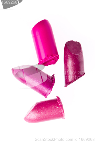 Image of scraps of lipstick