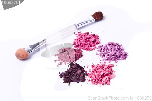 Image of crushed eyeshadow