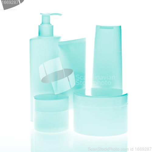 Image of cosmetic bottles