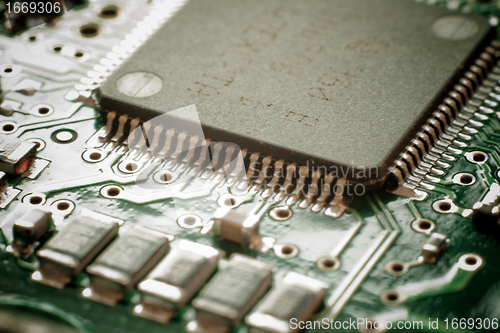 Image of electronic circuit board