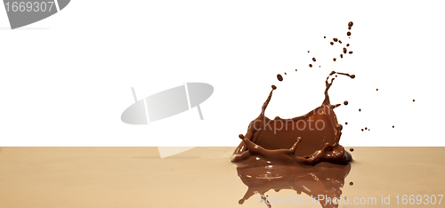 Image of chocolate splash