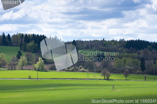 Image of green field