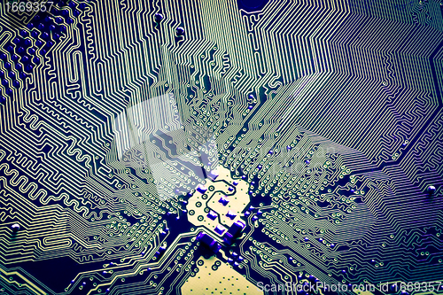 Image of abstract circuit board