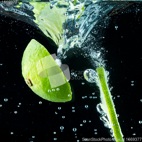 Image of fruit splash