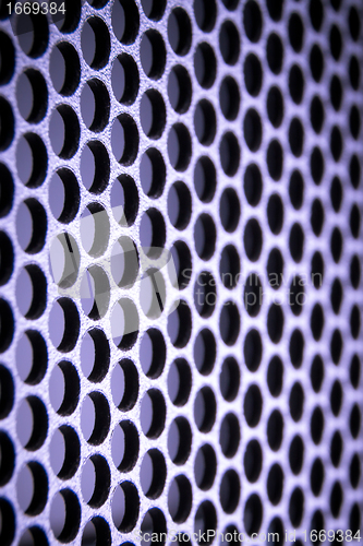 Image of abstract metallic grid