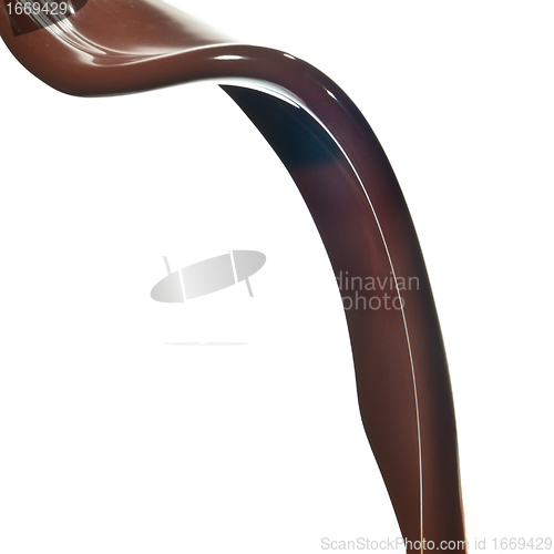 Image of pouring chocolate