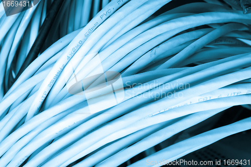 Image of network cables concept