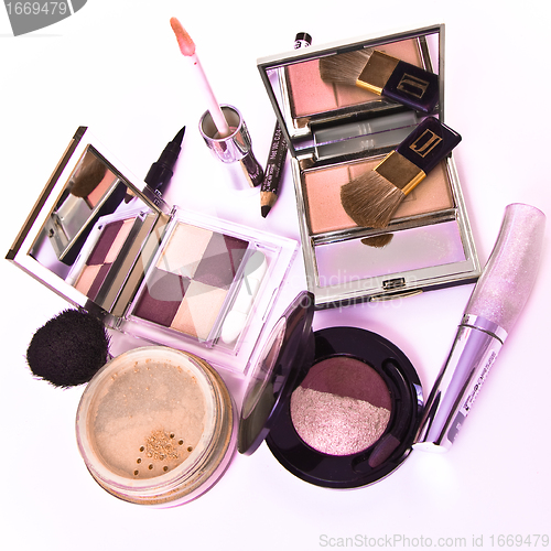 Image of makeup collection