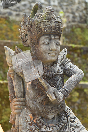 Image of statue of hindu deamon