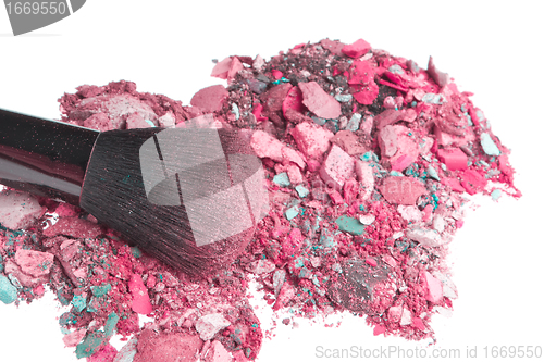 Image of crushed eyeshadows