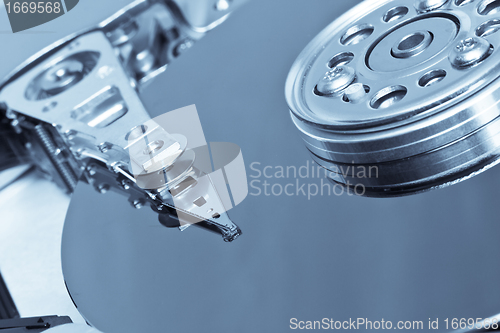 Image of hard drive internals