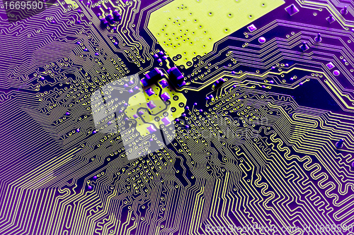 Image of abstract circuit board