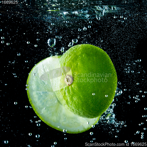 Image of fruit splash