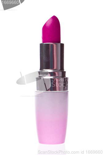 Image of lipstick on white background