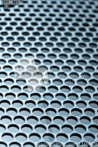 Image of abstract metallic grid