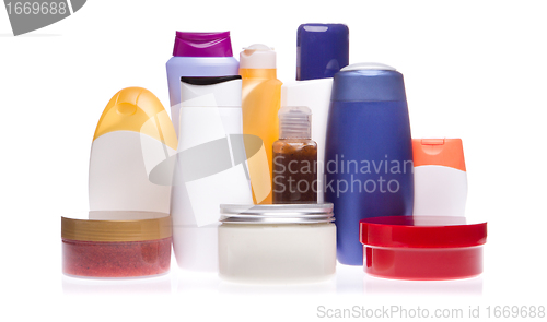Image of cosmetic bottles